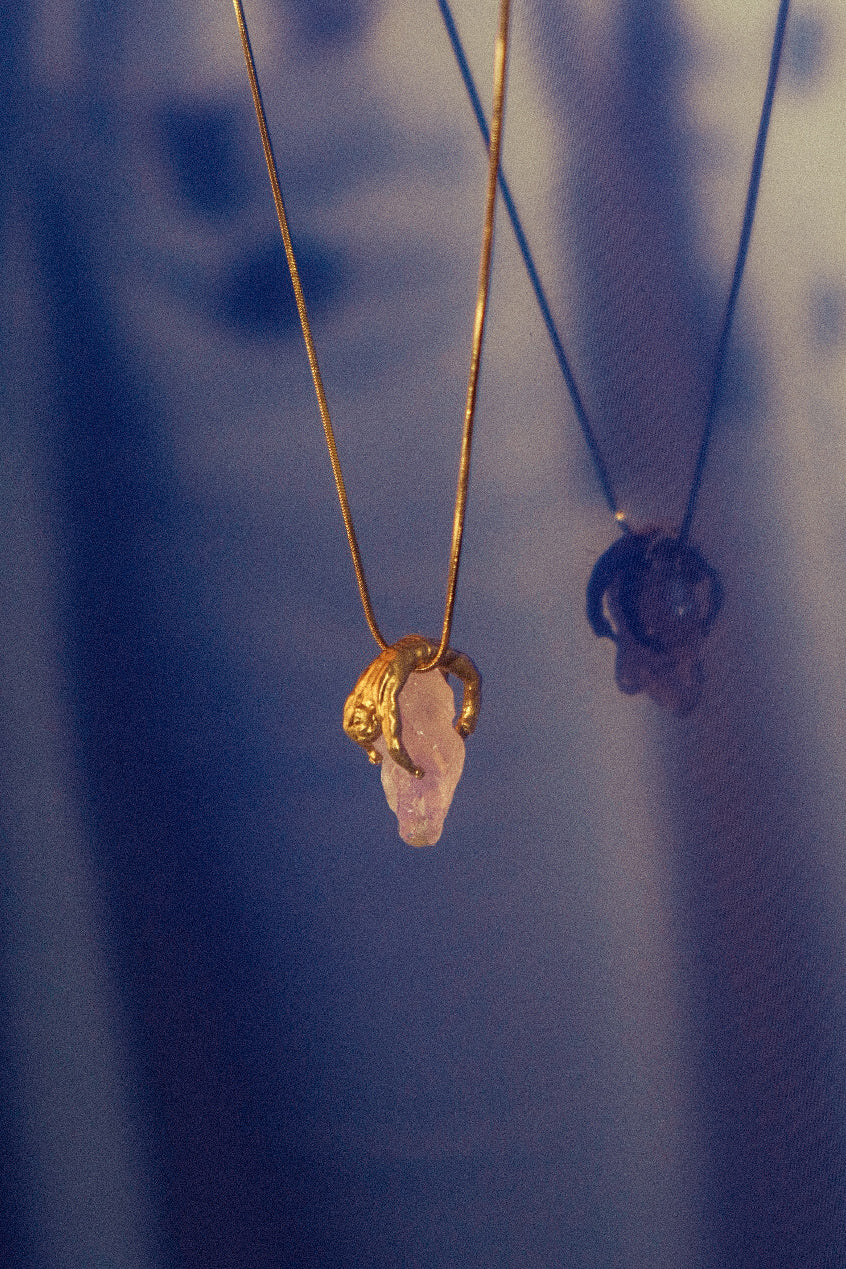 Rose Quartz Lover Mini Necklace